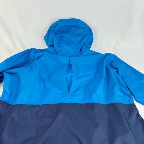 Columbia blue color block zip up hooded windbreaker jacket women’s 2X - Picture 5 of 14